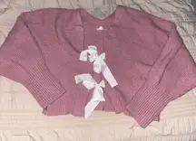 Tie Front Bow Cardigan 