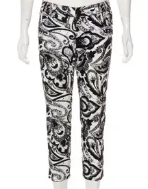 Alice + Olivia jeans paisley Capri size 4‎