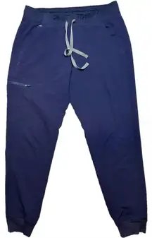 FIGS Zamora Jogger Scrub Pants Medical Nurse Doctor Navy Blue Womens M Comfort