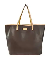 Coach Metro Tote F24341 Brown PVC Leather Trim Shoulder Bag Missing Hangtag