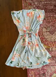 Floral Wrap Dress