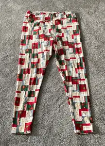 Lularoe Christmas Leggings SIZE TC2