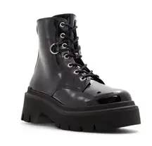 Call it spring  Womens 9 Sidney Platform Lace-up Boot in Black NEW