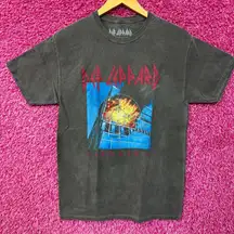 Def Leppard Pyromania Album Cover Art Metal Band Tee S/M 