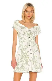 Free People  A Thing Called Love Ivory Mini Dress