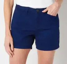 Women's ST JOHN's BAY American Navy short Mid-Rise