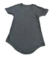 Lululemon Athletica Gray Relaxed Short Sleeve‎ Tee