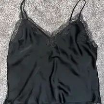 Victoria's Secret Black Lace Detail Top