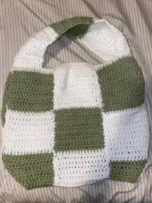 Crochet Checkered Bag