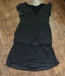 Cacique Swim black polka dot 16 basic tankini two piece