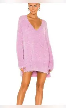 Show Me Your Mumu Cozy Forever Pink Oversized Soft/fuzzy Sweater Size Large