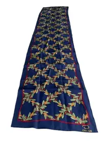 OSCAR (an Oscar De La Renta Company) floral berry silk scarf