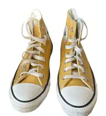 Converse Unisex gold High Top‎ Sneakers Casual Lace-Up Shoes 7