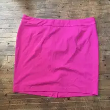 Lane Bryant pink knit pencil skirt