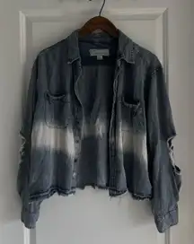 Distressed Jean Jacket