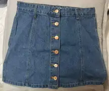 Mini Denim Skirt