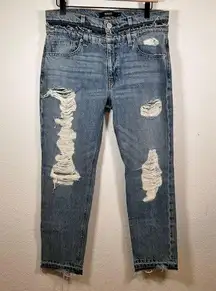 Hudson Los Angeles Jessi Boyfriend Jeans Double waistband Women's size 26