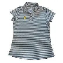 Vineyard Vines Womens Small Lander University Bearcats Striped Short Sleeve Polo