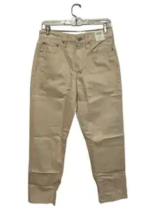 NEW J CREW Slouchy boyfriend jean in ecru Size 25