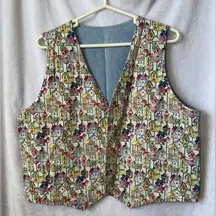 Birdhouse and Denim  vest size xl