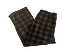 Skims Size 4X Plaid Sleep Pants Jasper Buffalo Check Holiday Brown PJs NWOT