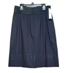 DKNY  Donna Karen Embellished A line Pleated Skirt