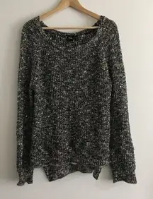 ASOS‎ oversized crewneck sweater size 2 Tweed