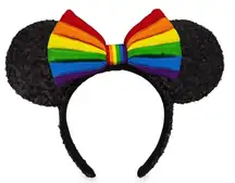 Disney Parks Mickey Minnie Mouse Pride Rainbow Ears Headband