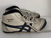 Onitsuka Tiger white and navy trainers