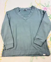 Orvis Classic Collection V Neck Pullover Sweatshirt Comfy‎ Lounge Casual xl