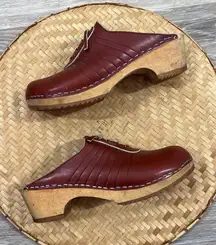 MIA Swedish clogs leather‎