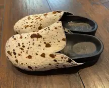 LAST Pony Hair Slip-On Mules