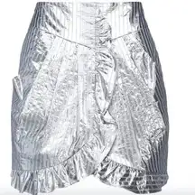 Isabel Marant Mucius Striped Metallic Miniskirt size 8