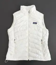 Patagonia Women’s Down Sweater Vest White Sz S