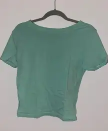 tillys teal baby tee