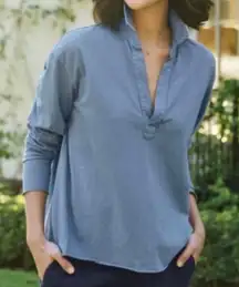 Frank & Eileen Patrick Popover Henley Blue Large
