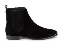 TED BAKER LONDON Black Iveca Suede Booties Size 39