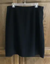 New‎ Jones New York Skirt Womens Size 16 Black Career Business Line Needs Repair