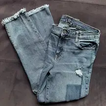 GAP Women's distressed denim blue jeans