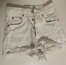 denim zara shorts