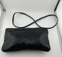 Whiting & Davis Black Sequin Bag