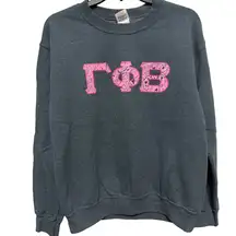 Gamma Phi Beta Sorority Gildan Heavy Cotton Crewneck Sweatshirt, Small