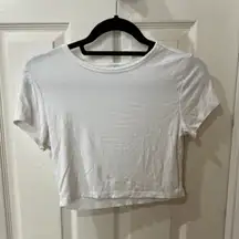 Basic White Crop Top