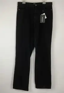 PrettyLittleThing Tall Black Straight Leg Jeans