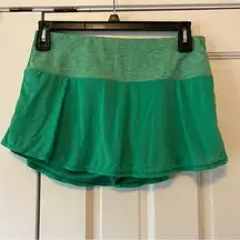 Green Mini Athletic Skirt Size Large