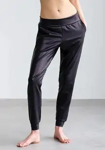 Commando Women’s Faux Leather Jogger Pants Size XS in Black