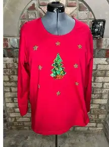 longsleeve tshirt sequin christmas tre