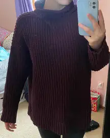 Oversized Turtleneck Sweater