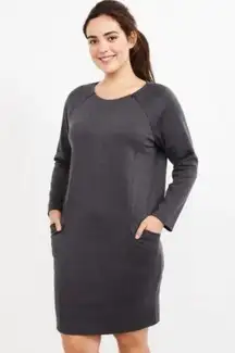 NWT PIETRO BRUNELLI Grey Charlize Maternity Breastfeeding Dress - size Small