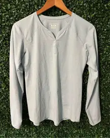 Arc'teryx Kadem Long Sleeve Henley Hiking Outdoor Shirt Women's XS Baby Blue